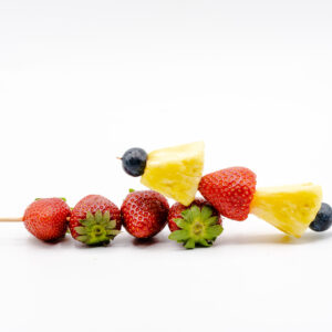 Brochetas de fruta
