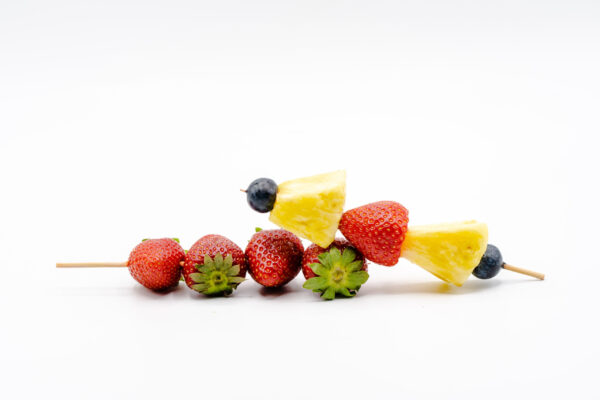 Brochetas de fruta